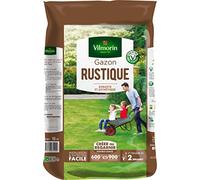 Vilmorin 4460418 Gazon Rustique, Vert, 15 kg