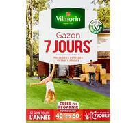 Vilmorin 4460714 Gazon 7 Jours, Vert, 1 kg