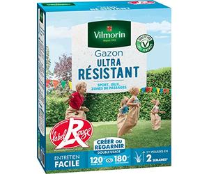 Vilmorin 4462415 Gazon Ultra Résistant, Vert, 3 kg