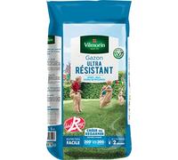 Vilmorin Gazon 4462416 Ultra Résistant Vert 5 kg, emballage peut varier