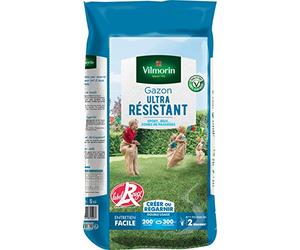 Vilmorin 4462416 Gazon Ultra Résistant, Vert, 5 kg (L'emballage Peut Varier)
