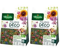 Vilmorin 5858007 Pack de Graines Mélange de Fleurs Coin des Bouquets 7 m² Multicolore (Lot de 2)