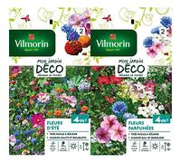 Vilmorin 5860042 Jolie Fleur, Multicolore, 90 x 2 x 160 cm & 5862942 Fleur parfumée, Multicolore, 90 x 2 x 160 cm