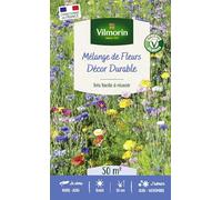 VILMORIN-5867145 Mélange de fleurs 50 m² - Décor Durable (pluriannuelles)