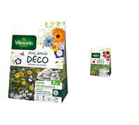 Vilmorin 5867307 Pack de Graines Mélange de Fleurs Coin de Rocaille 7 m² + Vilmorin 5867507 Pack de Graines Mélange de Fleurs Coin des Oiseaux 7 m²