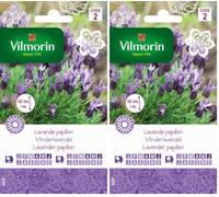 Vilmorin 5876342 Lavande Papillon, Violet, 90 x 2 x 160 cm (Lot de 2)