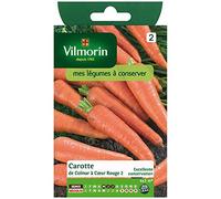 Vilmorin – Pack de graines Carotte de Colmar à Cœur Rouge 2 + échantillon Carotte Eskimo