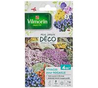 Vilmorin Fleurs Vivaces pour Rocaille | Exposition soleil, semis d'avril à juin, floraison mars à août, hauteur 20cm