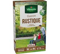 Vilmorin Gazon Rustique Vert 250 g | Robuste, esthétique, installation et entretien facile, éviter la pousse des mauvaises herbes, créer ou regarnir