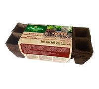 VILMORIN Godets coco carrés 5 plaques de 10 - 5 cm