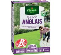VILMORIN-Graines de gazon à semer anglais Label Rouge Vilmorin - 1 kg