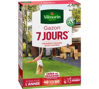 VILMORIN Semences de gazon 7 jours - Boîte de 1 kg