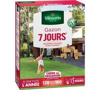 VILMORIN-Graines de gazon à semer prise rapide en 7 jours Vilmorin - 3 kg