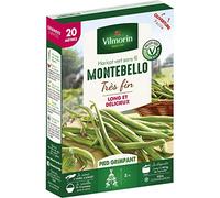 Vilmorin - Graines de Haricot vert sans fil Montebello très fin - 20 mètres - Vilmorin