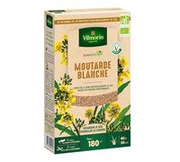 Vilmorin - Graines de Moutarde blanche BIO, boite de 375 grs