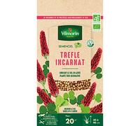 Vilmorin - Graines de Trefle Incarnat BIO, sachet de 60 grs