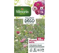 VILMORIN-Mélange de fleurs Pastel Vilmorin - graines à semer pour 10 m² de surface