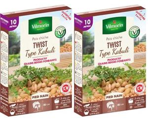 Vilmorin Pois chiche twist boite série 10m (Lot de 2)