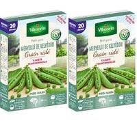 Vilmorin Pois Merveille de Kelvedon Boite série 20m, Vert (Lot de 2)