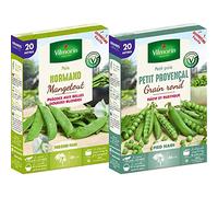 Vilmorin Pois Normand Boite série 20m, Vert & Pois Petit Provençal Boite série 20m, Vert