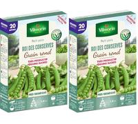 Vilmorin Pois Roi des conserves boite série 20m (Lot de 2)