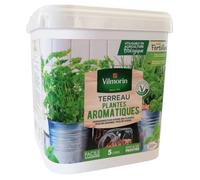 VILMORIN Seau Terreau spécial pots et jardinières plantes aromatiques 5 L