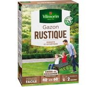 VILMORIN Semences de gazon rustique - Boîte de 1 kg