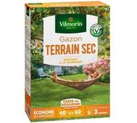 Gazon terrains secs boite de 1kg 40 m² Vilmorin