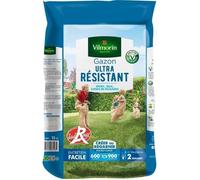 VILMORIN Semences de gazon ultra-résistant Label Rouge - 15 kg