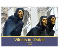 Vilnius im Detail (Wandkalender 2026 DIN A4 quer), CALVENDO Monatskalender: Vilnius zeigt ein "Best-of" Europas