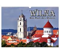 Vilnius - La Rome de l'Est, Version française (Calendrier mural 2026 DIN A3 portrait), Calendrier CALVENDO mensuel