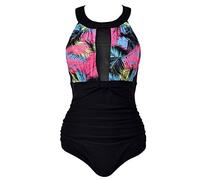 Viloree Maillots de Bain 1 Pièce Femme Amincissant Bikini Grande Taille Monokini Push up