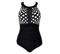 Viloree Maillots de Bain 1 Pièce Femme Amincissant Bikini Grande Taille Monokini Push up