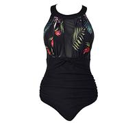 Viloree Maillots de Bain 1 Pièce Femme Amincissant Bikini Grande Taille Monokini Push up