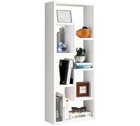Vilota bibliothèque accroché au mur 5 tablettes blanc.