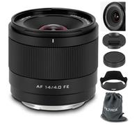 VILTROX 14mm F4.0 à Monture FE pour Sony, Objectif Ultra Grand-Angle autofocus Plein Format pour Sony à Monture E appareils Photo A7SIII A7II A7RIII A7IV A7RIV A9 A1 FX3 A7RV ZVE1 A7CR A7CII A9III