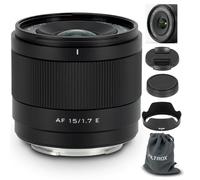VILTROX 15mm F1.7 à Monture E pour Sony, Objectif autofocus Ultra Grand Angle APS-C pour Sony à Monture E appareils Photo FX30 ZV-E10 ZV-E10II A6700 A6600 A6500 A6400 A6300 A6100