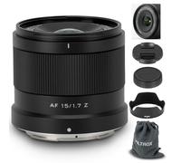 VILTROX 15mm F1.7 à Monture Z pour Nikon, Objectif Ultra Grand Angle autofocus APS-C pour Nikon à Monture Z appareils Photo Z5 Z50 Z50II Z6 Z6II Z7 Z7II ZFC Z30 Z9 Z8 ZF Z6III