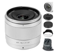 VILTROX 15mm F1.7 XF Objectif pour Fujifilm Fuji X-Mount-Argent