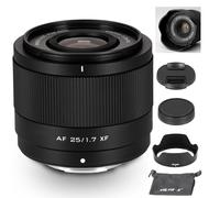 VILTROX 25mm f1.7 XF Mount APS-C à Grande Ouverture STM Auto Focus Objectif pour Fujifilm Fuji X-Mount appareils Photo X-E4 X-H1 X-Pro3 X-S10 X-T4 X-T10 X-T20 X-T30 XT30II X-T200 X-H2 X-H2S X-T5