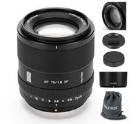 VILTROX 75mm F1.8 Evo Monture XF pour Fuji, Objectif à focale Fixe APS-C à Grande Ouverture et autofocus pour Fujifilm à Monture X appareils X-E4 X-E5 X-H1 X-Pro3 X-S10 X-T4 X-T30 XT30II X-T200 X-H2