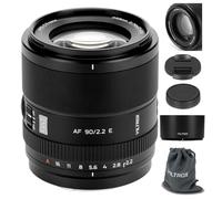 VILTROX 90mm F2.2 Evo à Monture E pour Sony E, téléobjectif à focale Fixe autofocus APS-C pour Sony à Monture E appareils Photo A7IV ZV-E1 A7CII A7RV FX3 A7SIII A7CR A7III A7C A1 A7RIV A9 A9II A7RIII