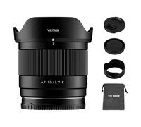 VILTROX AF 15mm f/1.7 Air E Objectif pour Monture Sony E, f/1.7 Grande Ouverture autofocus APS-C focale Fixe Compatible avec Sony à Monture E ZV-E10 II EV10 A6700 A6600 A6400 A7C II A7RV A7III