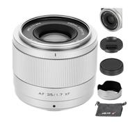 VILTROX AF 35 mm F1.7 APS-C Objectif autofocus pour monture Fuji X (argent)