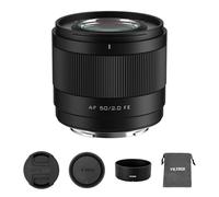 VILTROX AF 50mm F2.0 Air E Objectif pour Monture Sony E, F/2.0 Grande Ouverture Grand Angle Objectif Plein Format Standard pour Monture Sony E a7II a9 A1 FX3 ZVE1 a6000 a6400 ZV-E10 a7R a7S a7C