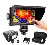 VILTROX DC-550 Pro Moniteur de Caméra Écran Tactile 5.5 Pouces 1200 Nits DSLR Moniteur de Terrain 4K HDMI,Full HD 1920x1080 IPS,3D LUT avec Batterie et Capot de Protection Solaire