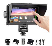 VILTROX DC-550Pro 4K HDMI Écran Tactile Caméra Moniteur 1200Nit 5.5 Pouces | HD 1920x1080 IPS Video Peaking Focus Assist Moniteur de champ de caméra avec Batterie et Capot Pare-Soleil 3D Lut 12V DC IN