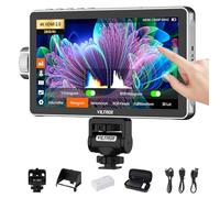 VILTROX DC-A1 2800 nits Moniteur de caméra, 7 Pouces IPS HD 1920x1080 écran Tactile Caméra Moniteur vidéo avec 4K HDMI 2.0, LUT 3D, Focus Peaking, Assistance vidéo, HDR Full Waveform, Batterie F550