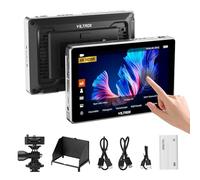 VILTROX DC-L1 Écran tactile pour appareil photo numérique numérique 7" avec grand angle de vue de 170 °, 600 nits, HD 1280 x 800 IPS 4K HDMI Boucle entrée/sortie avec mise au point de crête Assistance