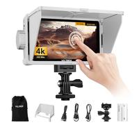 VILTROX DC-V1 DCV1 Caméra Moniteur de Touchscreen 5,5 Pouces 4K HDMI External Caméra Monitor avec Batterie Full HD 1920x1080 IPS 3D LUT avec Sunhood pour Sony Canon Nikon DSLR（DC-550 Lite Upgrade）